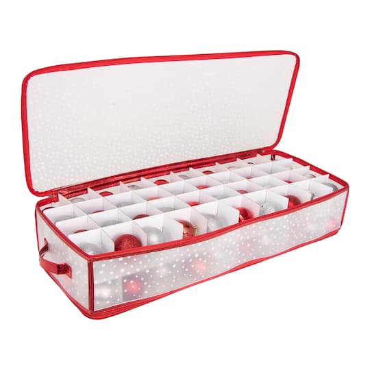 Simplify Red Ornament Storage Organizer